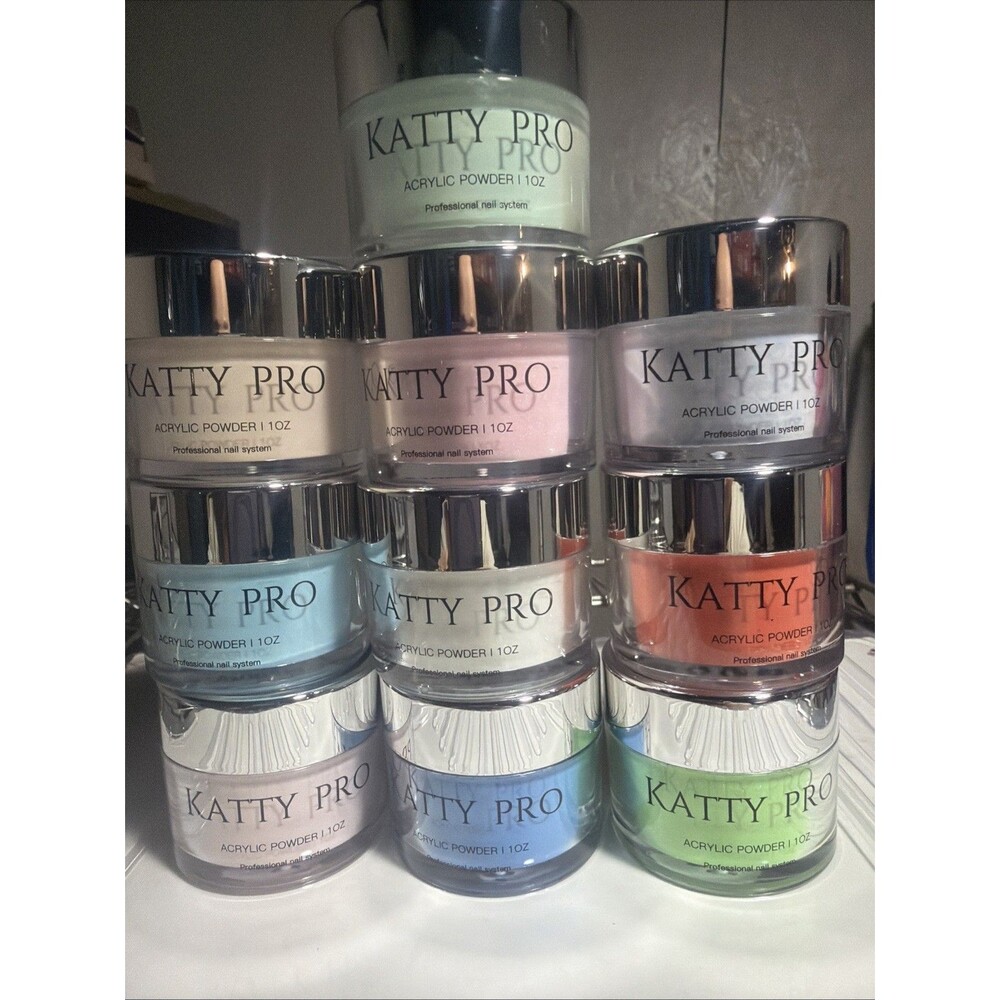 Katty Pro nail acrylic powder bundle 10 Unit
